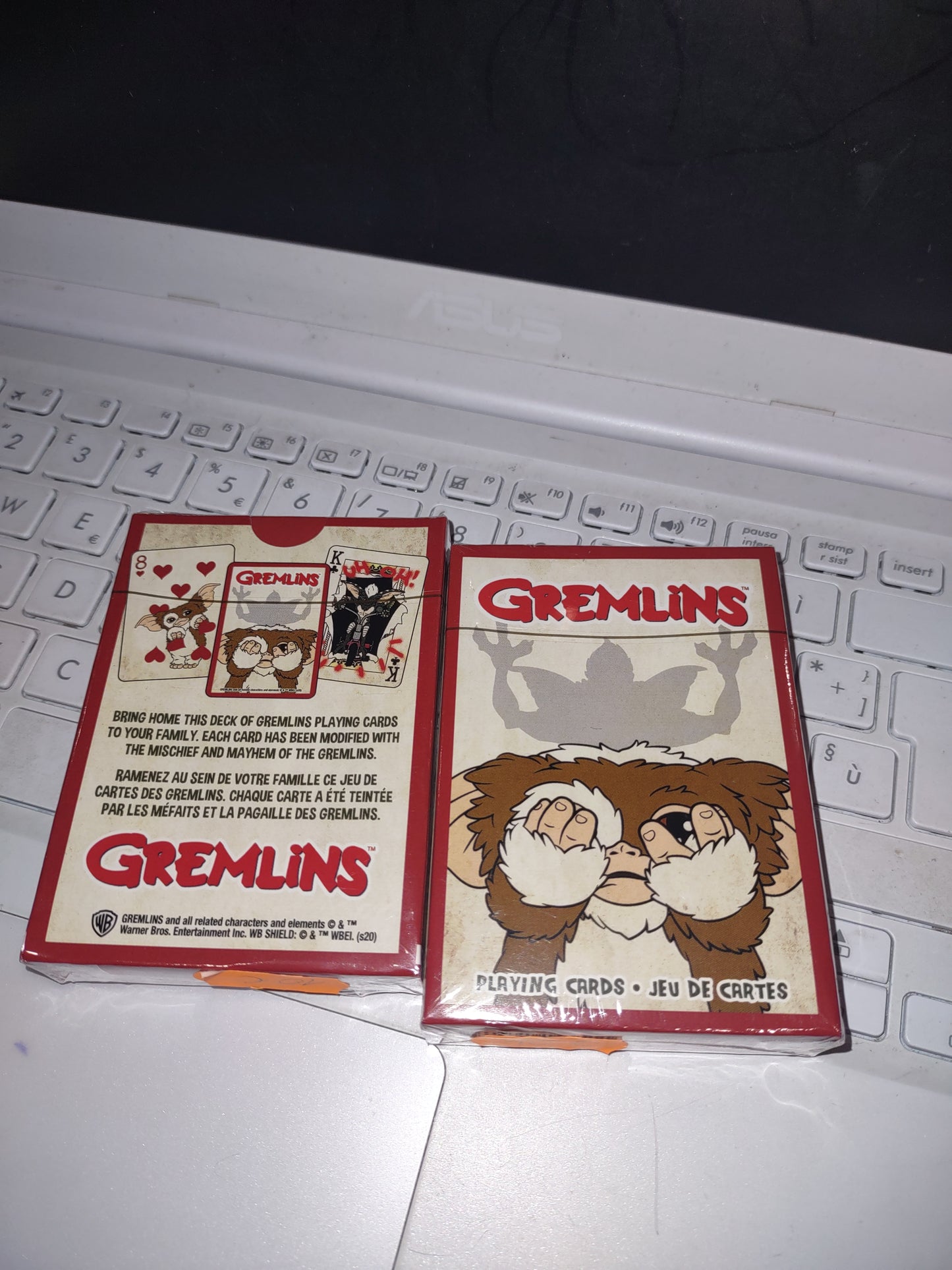 Mazzo di carte da gioco Gremlins film Warner Bros poker