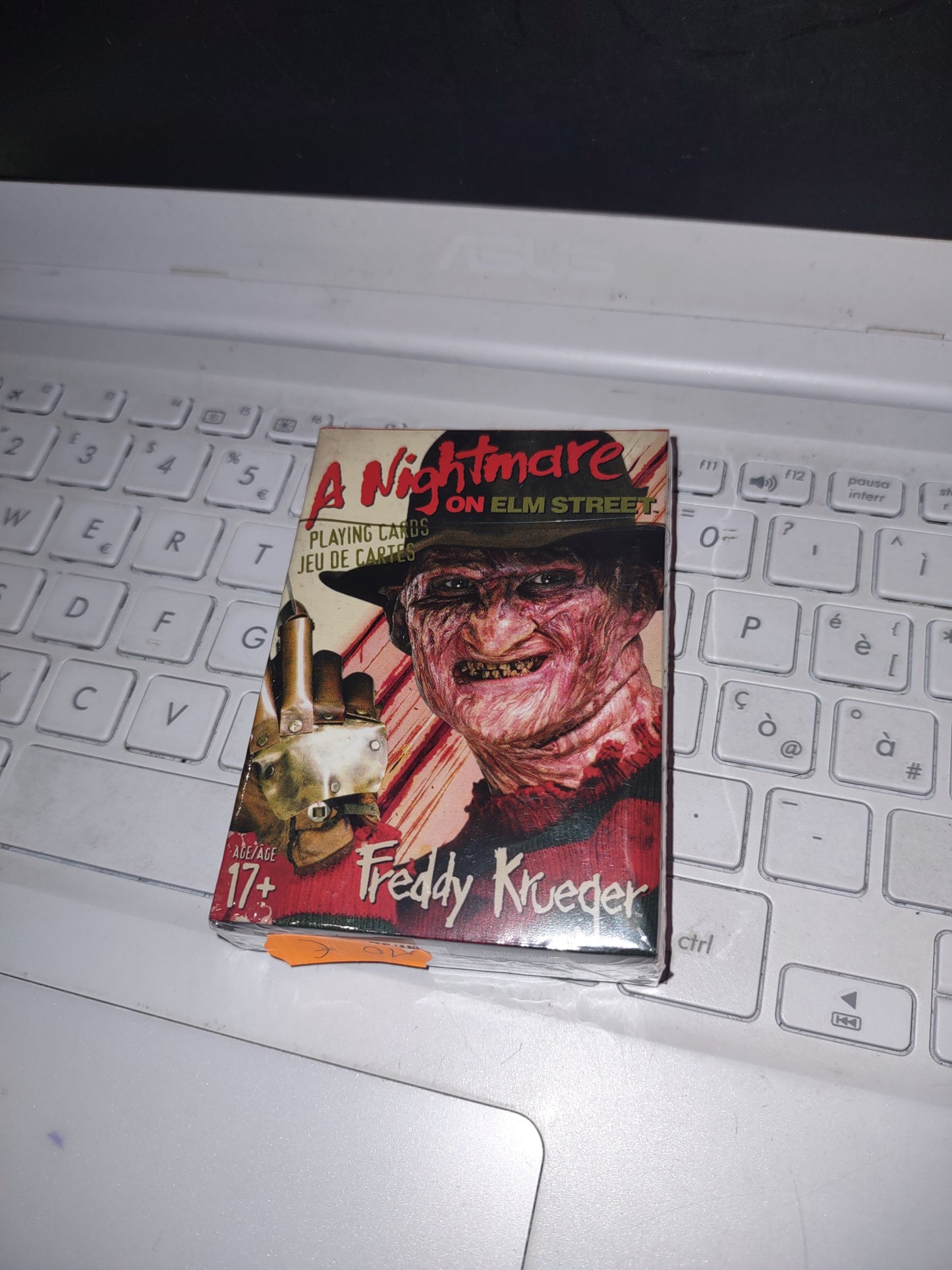 Mazzo di carte poker a Nightmare on elm street