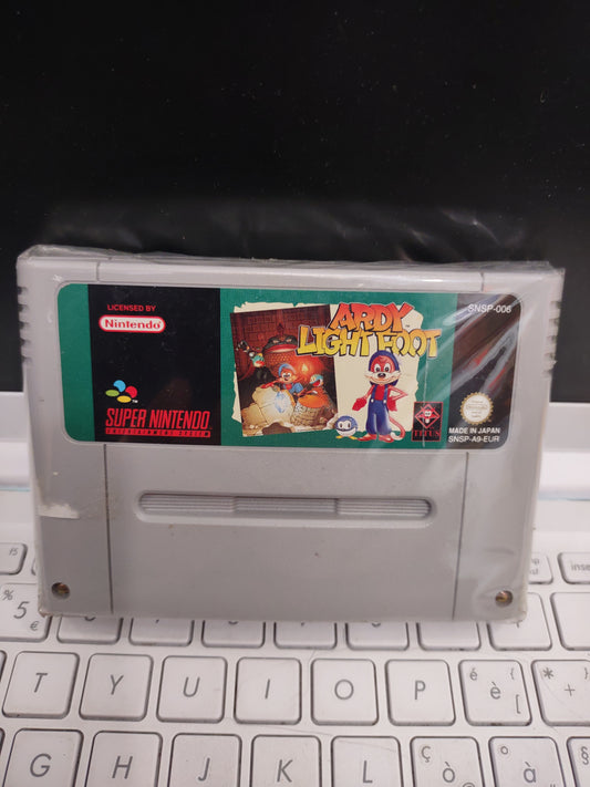 Gioco Nintendo snes superNintendo PAL ardy light foot