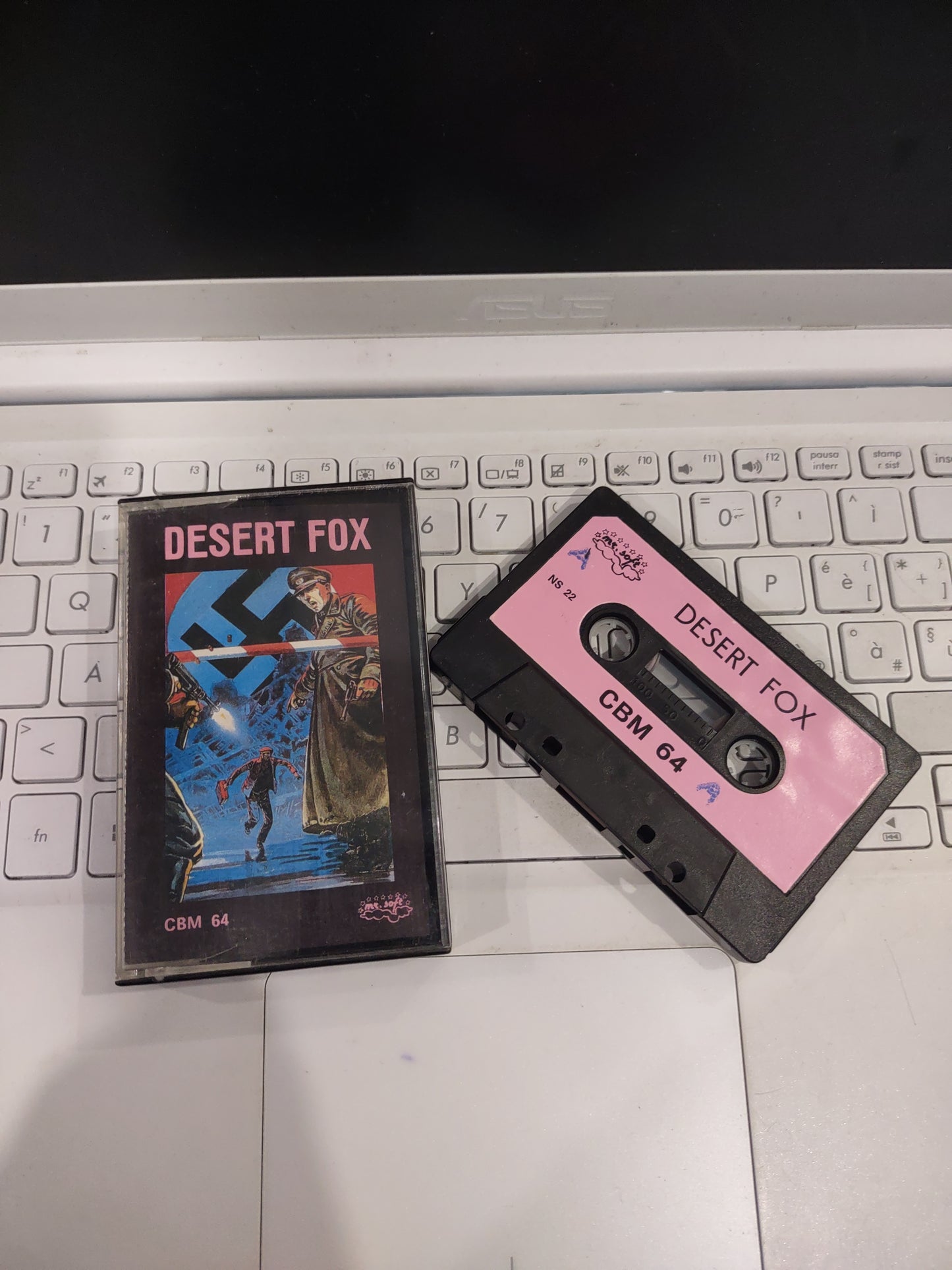 Gioco cassette commodore 64 desert Fox CBM