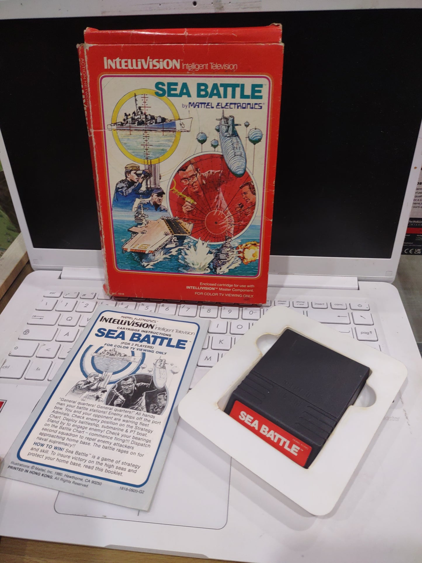 Gioco intellivision mattel Sea Battle