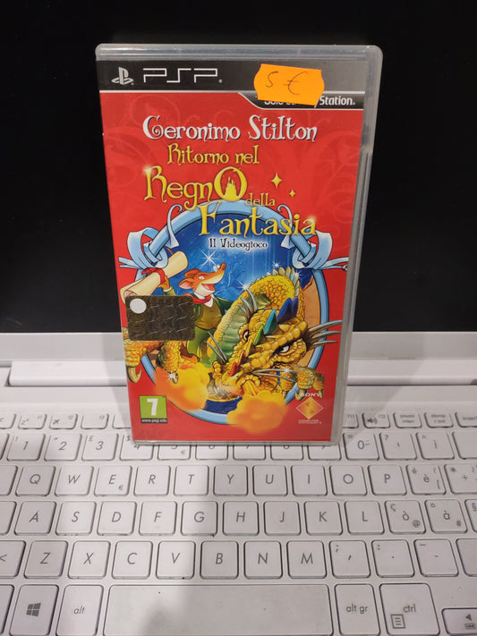 Gioco PlayStation PSP Geronimo Stilton ritorno nel Regno della Fantasia