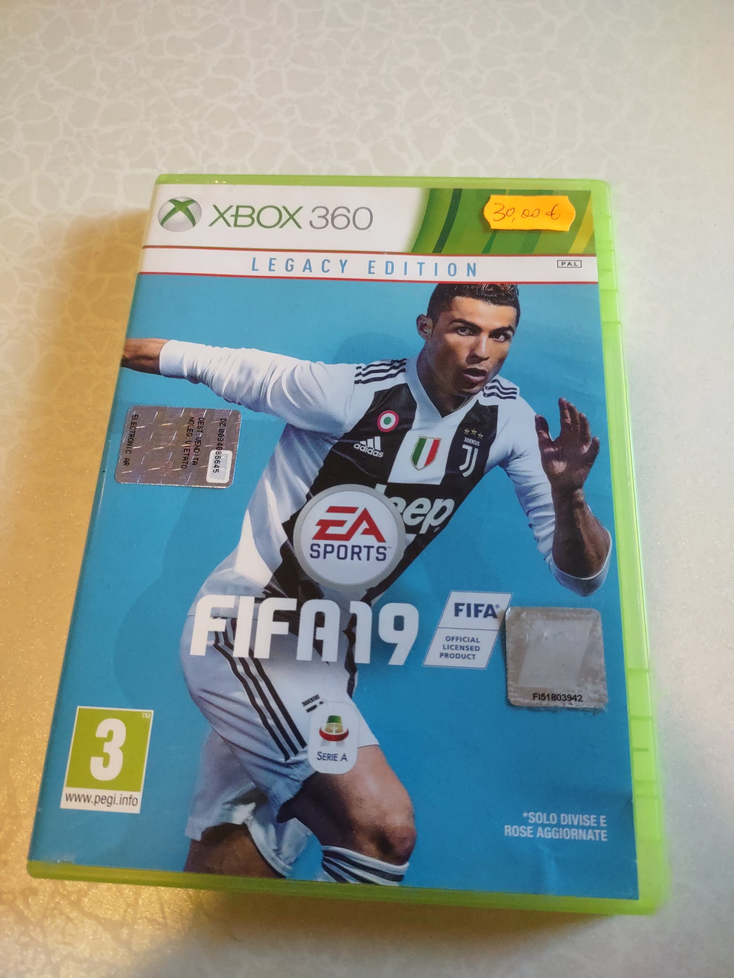 Gioco Xbox 360 fifa 19 Legacy edition