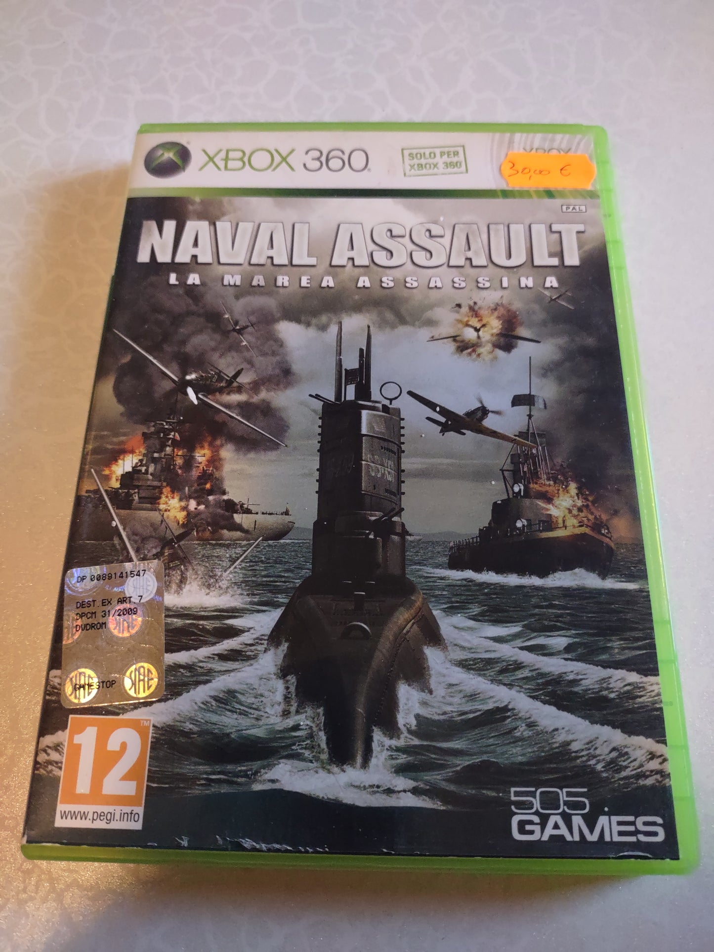 Gioco Xbox 360 navale assault la marea assassina