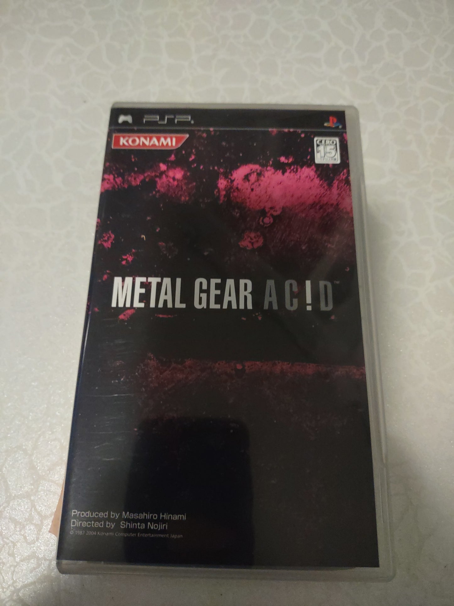 Gioco PSP metal Gear acido jap giapponese