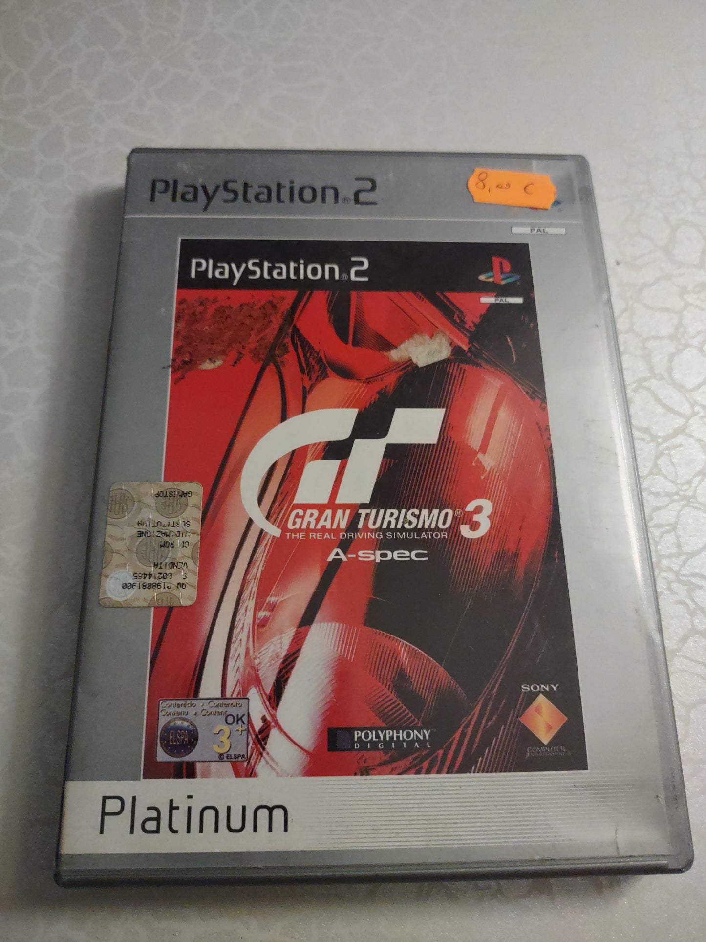 Gioco PlayStation PS2 Platinum gran turismo 3