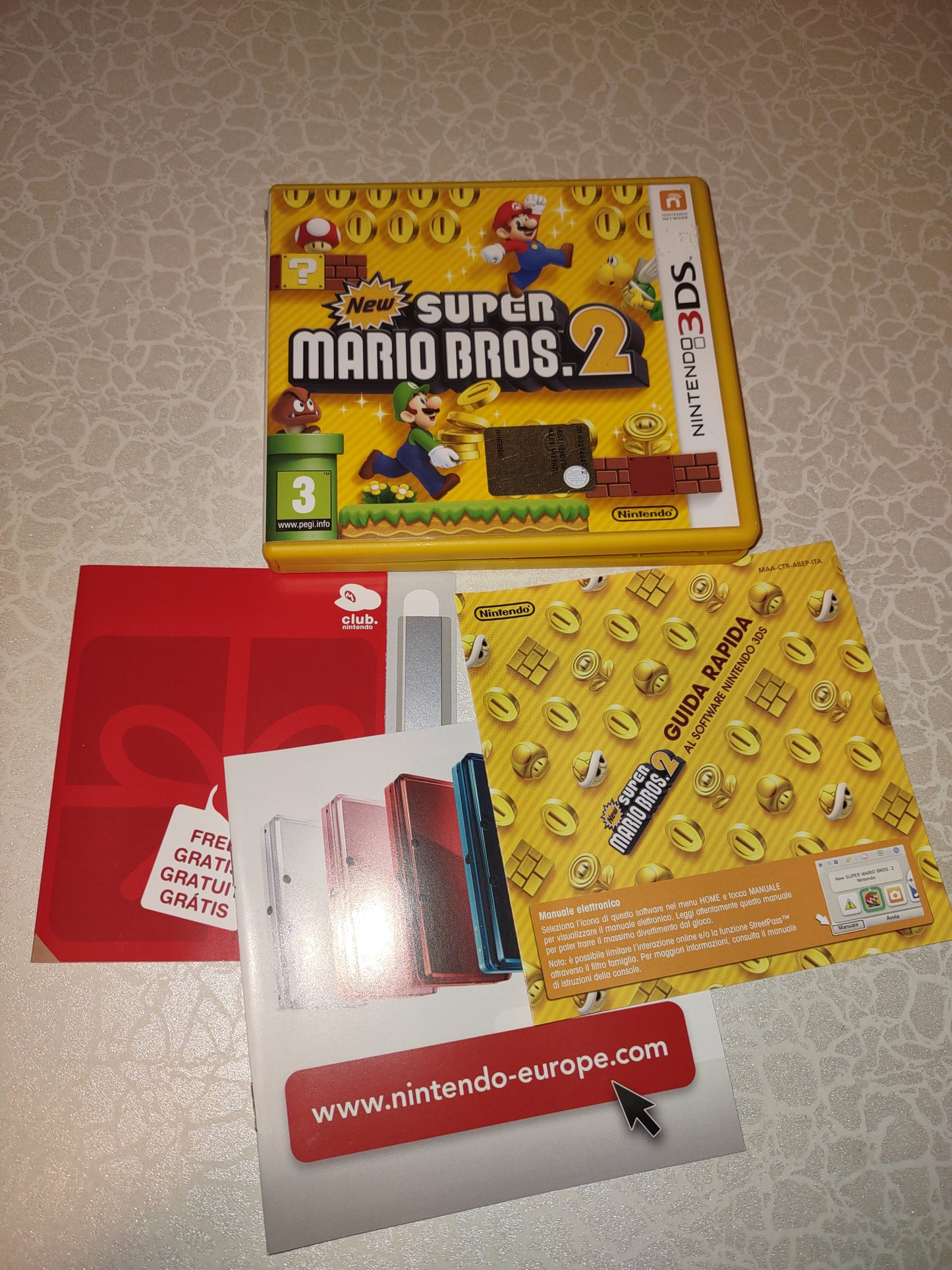 Gioco Nintendo 3ds new super Mario Bros 2 ita