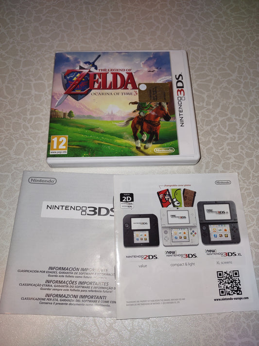 Gioco Nintendo 3ds the Legend of Zelda ocarina of time 3 ita