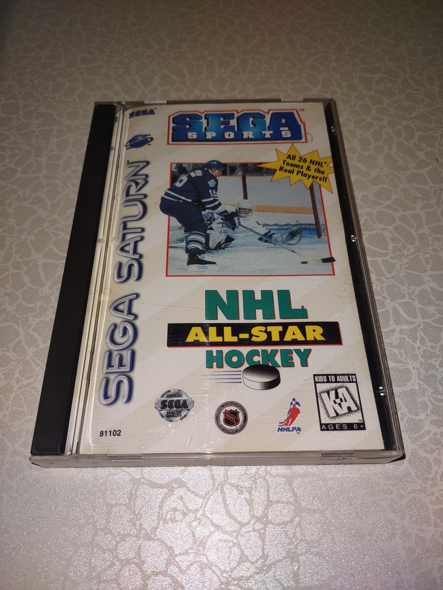 Gioco sega Saturn sports nhl all star hockey