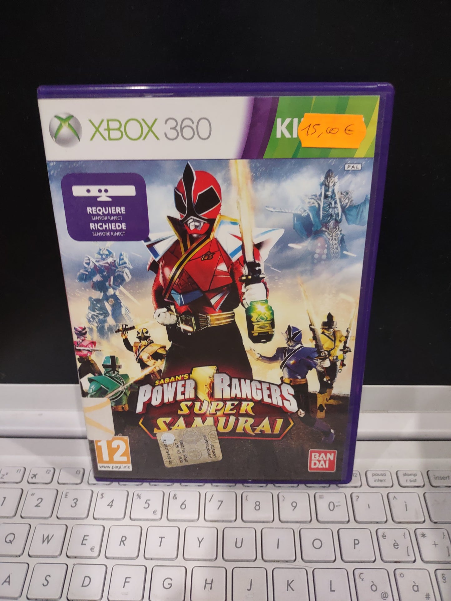 Gioco Xbox 360 saban Power Rangers Super samurai Kinect