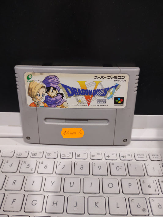 Gioco snes Nintendo Super famicom dragon Quest V 5