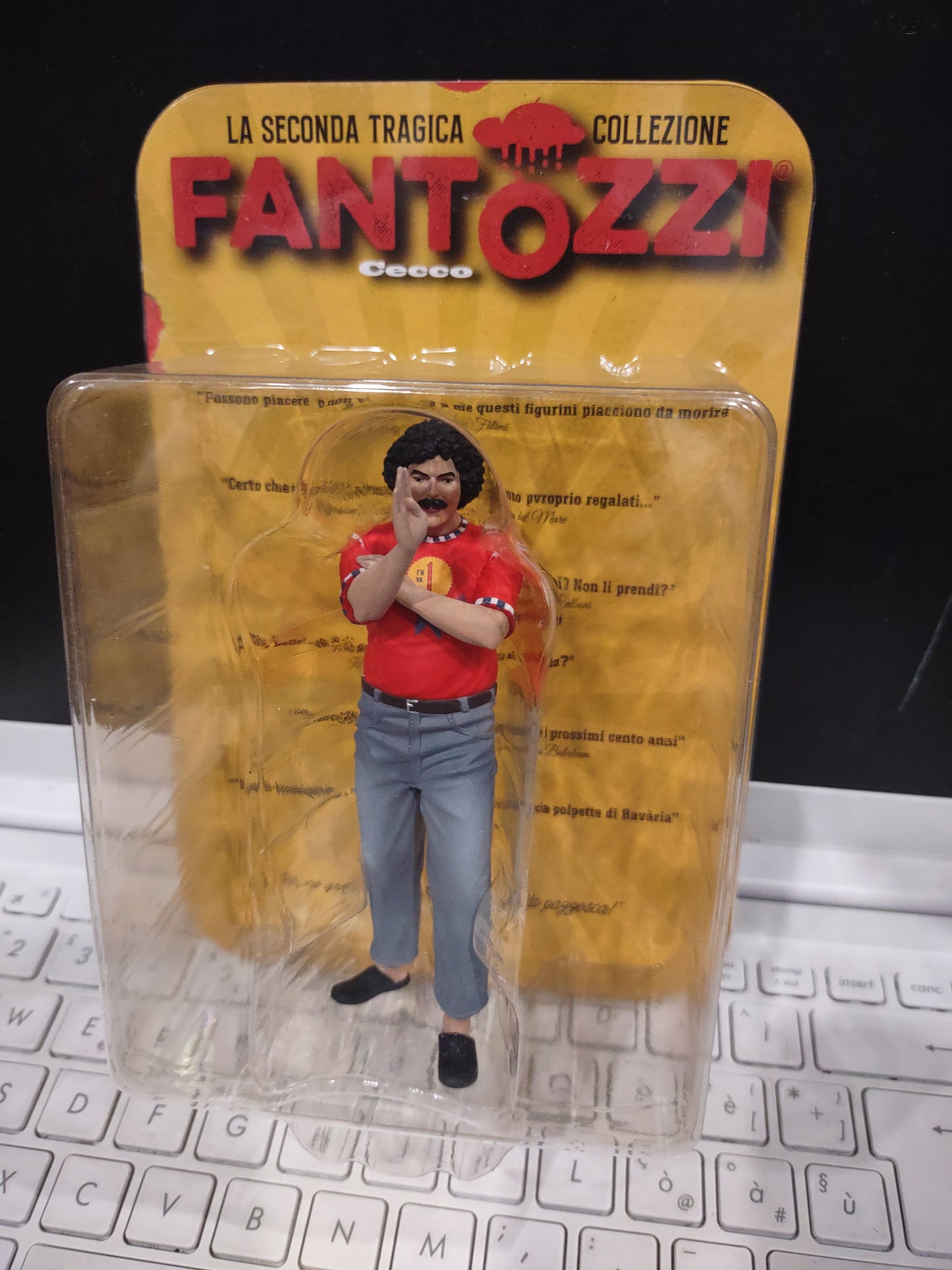 Action figures statuetta Diego Abatantuono Fantozzi Cecco lo scfilatino specialo