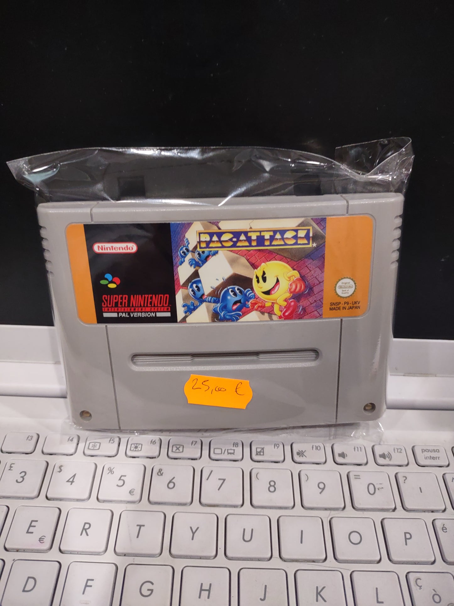 Gioco snes Super Nintendo pac Attack Pacman