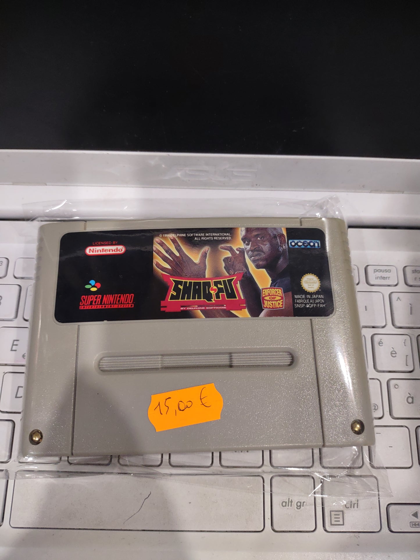 Gioco snes Super Nintendo shaq fu