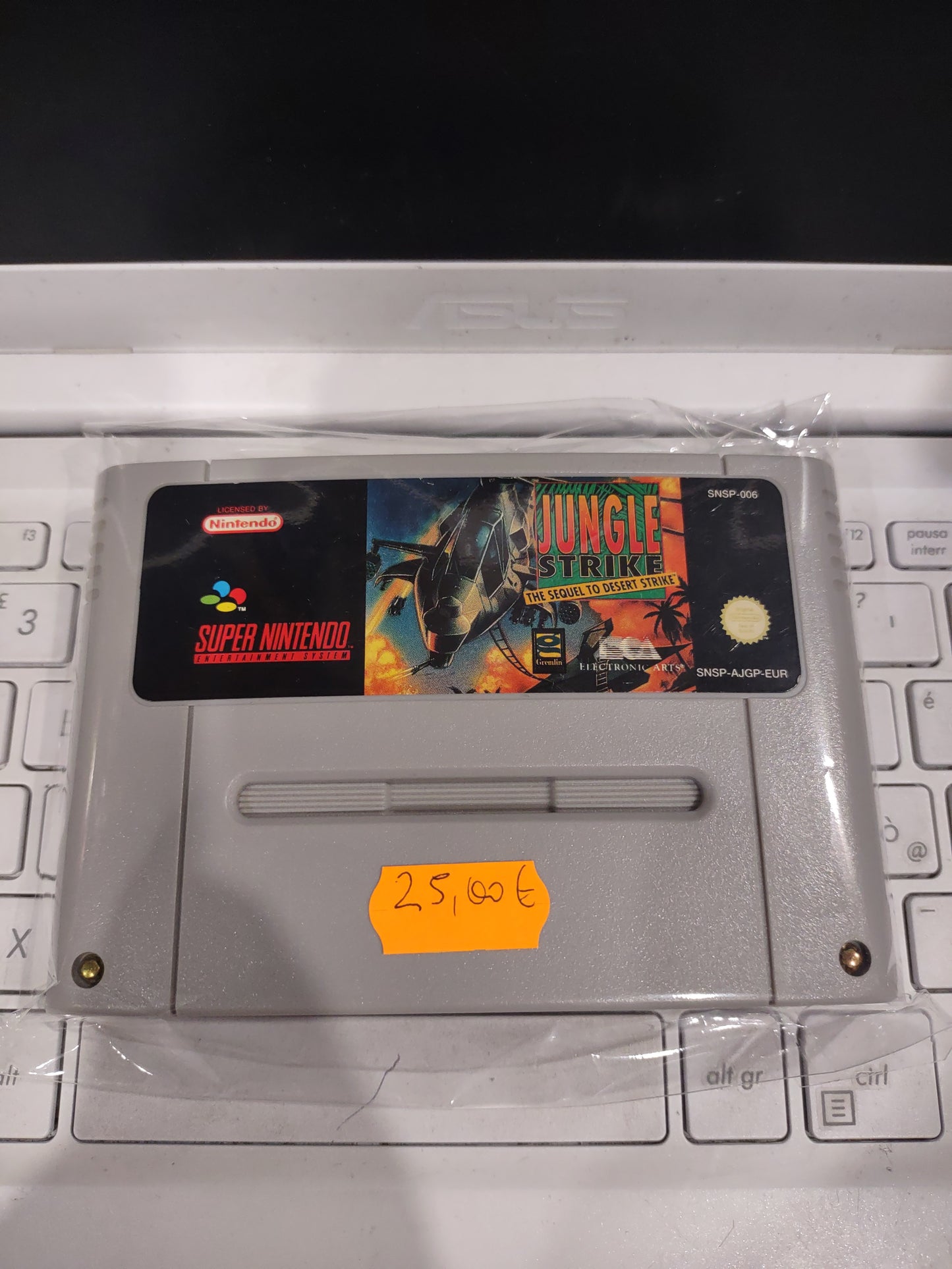 Gioco snes Super Nintendo Jungle strike