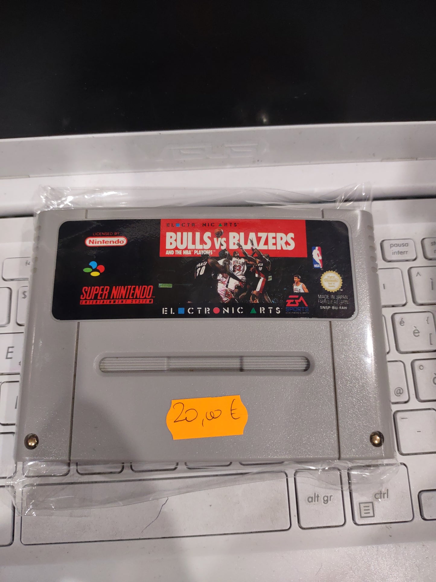 Gioco snes Super Nintendo bulls vs versus Blazers and the NBA play off