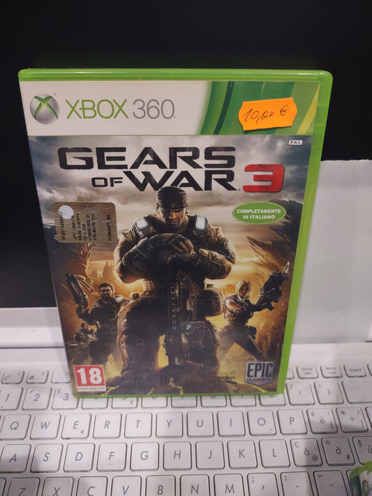 Gioco Xbox 360 gears of war 3 ITA