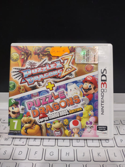 Gioco Nintendo 3DS puzzle dragons Z più puzzle dragons Mario Bros edition