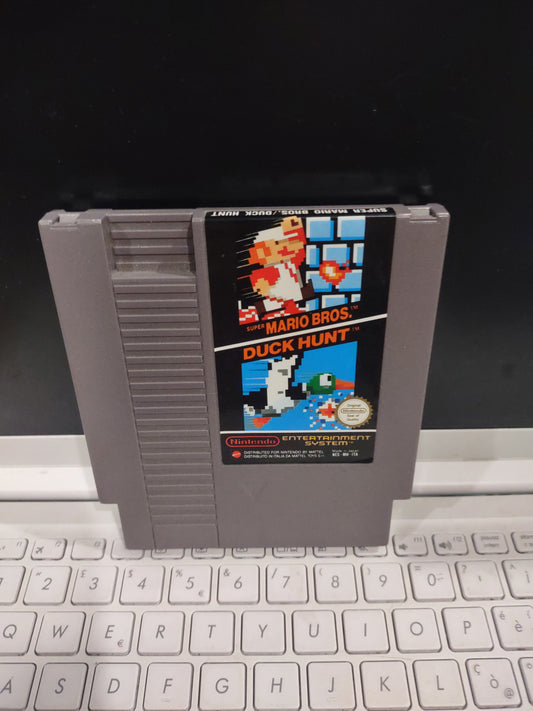 Gioco Nintendo nes 8 bit PAL ita Mario Bros / duck Hunt