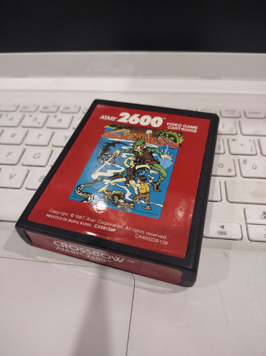 Gioco atari 2600 video game cartridge crossbow