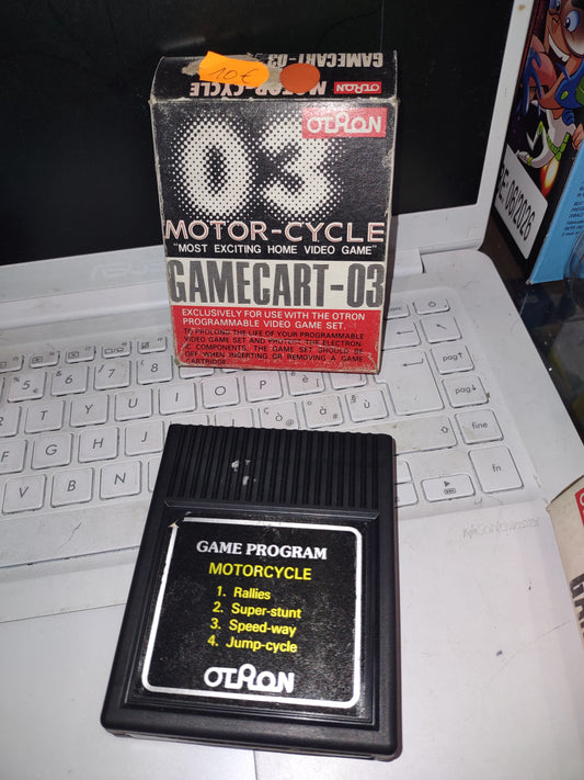 Gioco cartuccia vintage otron motor cycle 03