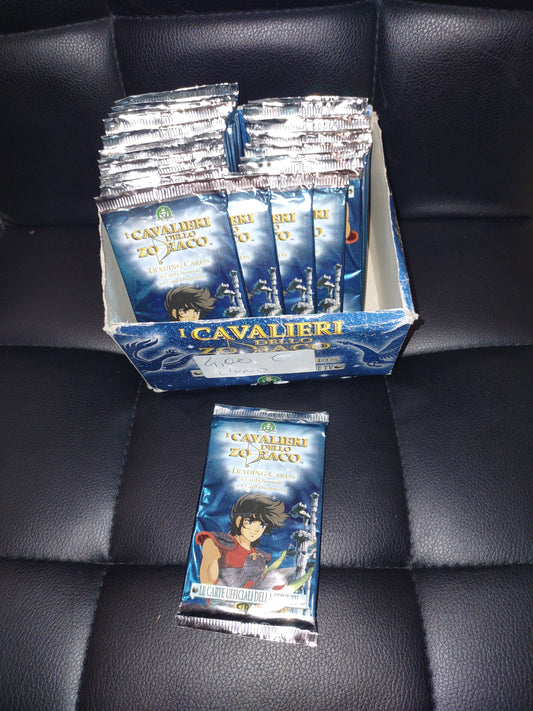 Pacchetto card cartone animato i cavalieri dello zodiaco italiano
