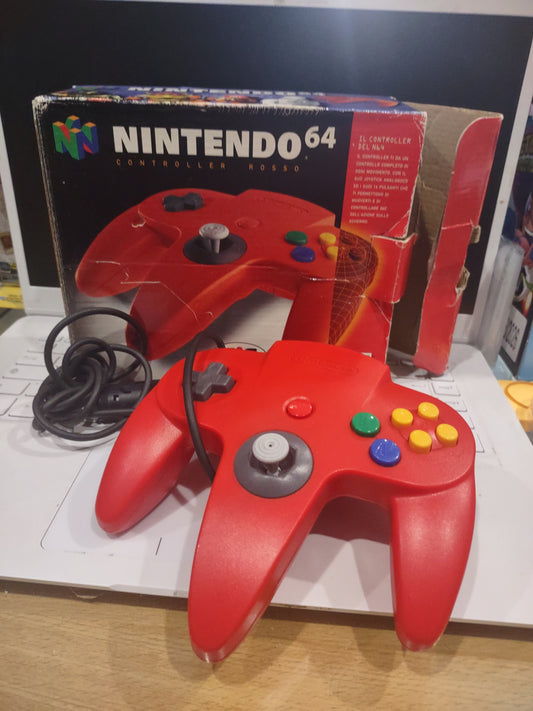 Controller Nintendo 64 rosso originale