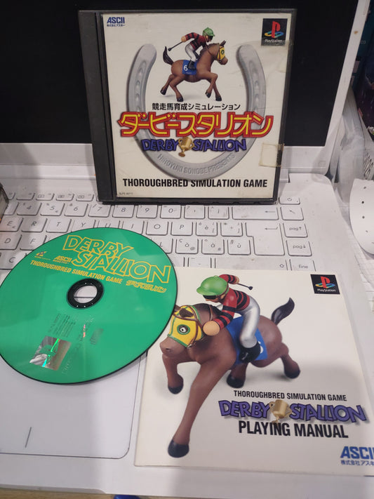 Gioco PlayStation PS1 Japan derby stallion  horse