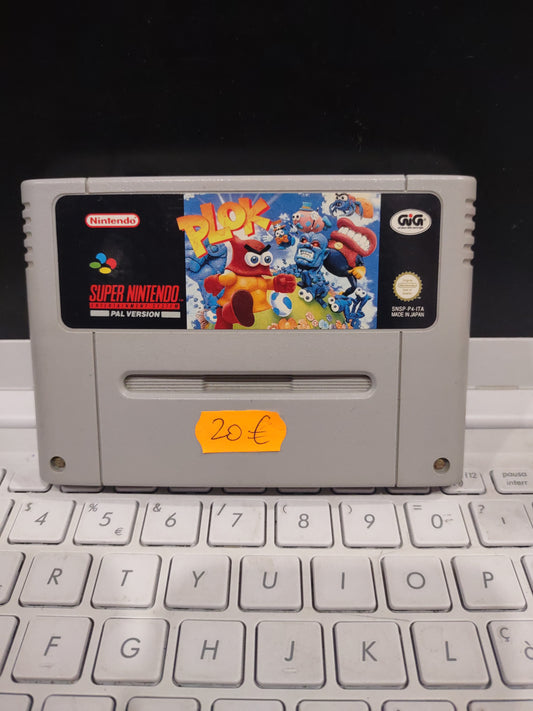 Gioco snes ita PAL plok Super Nintendo