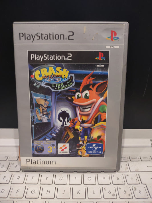 Gioco PlayStation PS2 Platinum Crash Bandicoot l'ira di Cortex konami