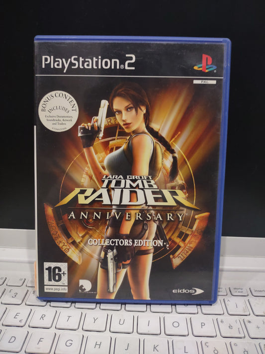 Gioco PlayStation PS2 Lara Croft tomb Raider anniversary collector's edition