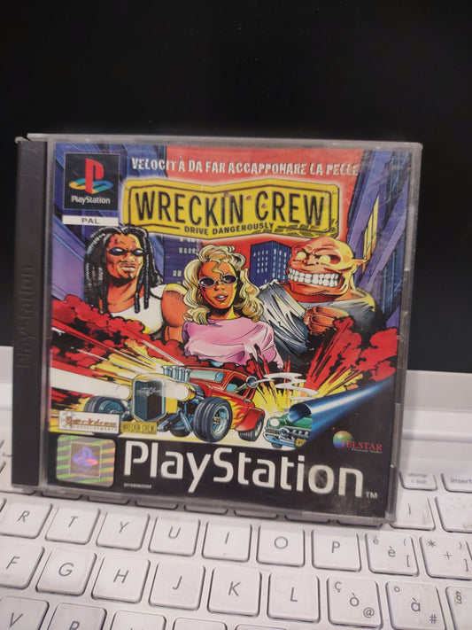 Gioco PlayStation PS1 wreckin crew drive dangerously