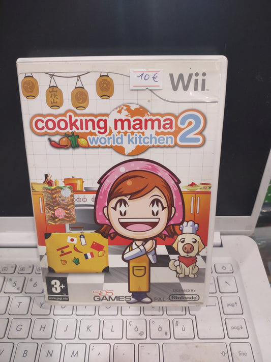 Gioco Nintendo Wii cooking mama 2 world kitchen