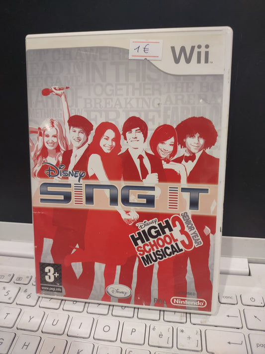 Gioco Nintendo Wii Disney High school musical 3 Sing it