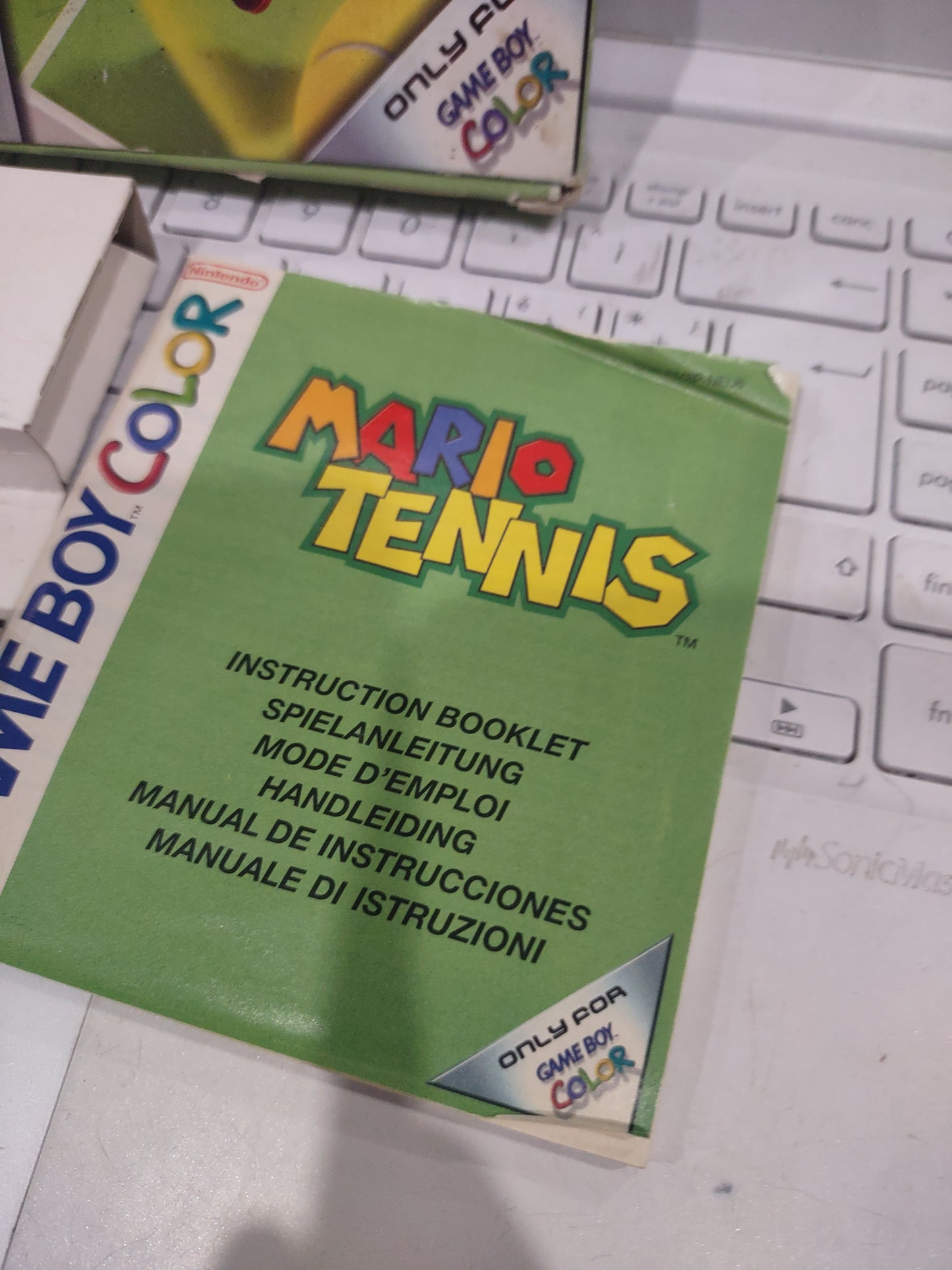 Gioco Game boy color Mario tennis completo di scatola Nintendo
