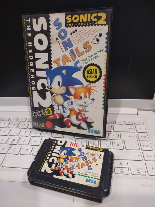 Gioco Sega Mega drive Japan asian version Sonic 2 the hedgehog