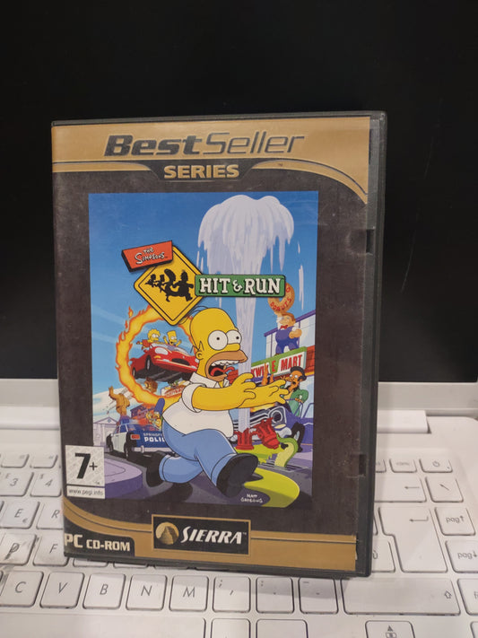 Gioco PC CD ROM computer dei Simpsons hit & run