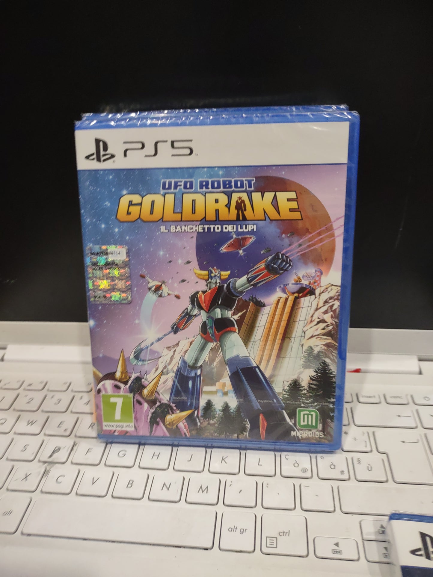 Gioco PlayStation ps5 sigillato ufo robot Goldrake il banchetto dei lupi