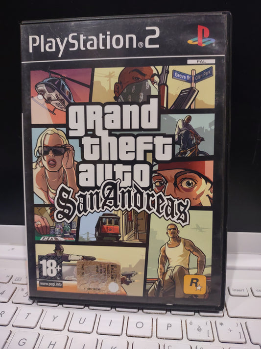 Gioco PlayStation PS2 Grand theft auto San Andreas GTA ita