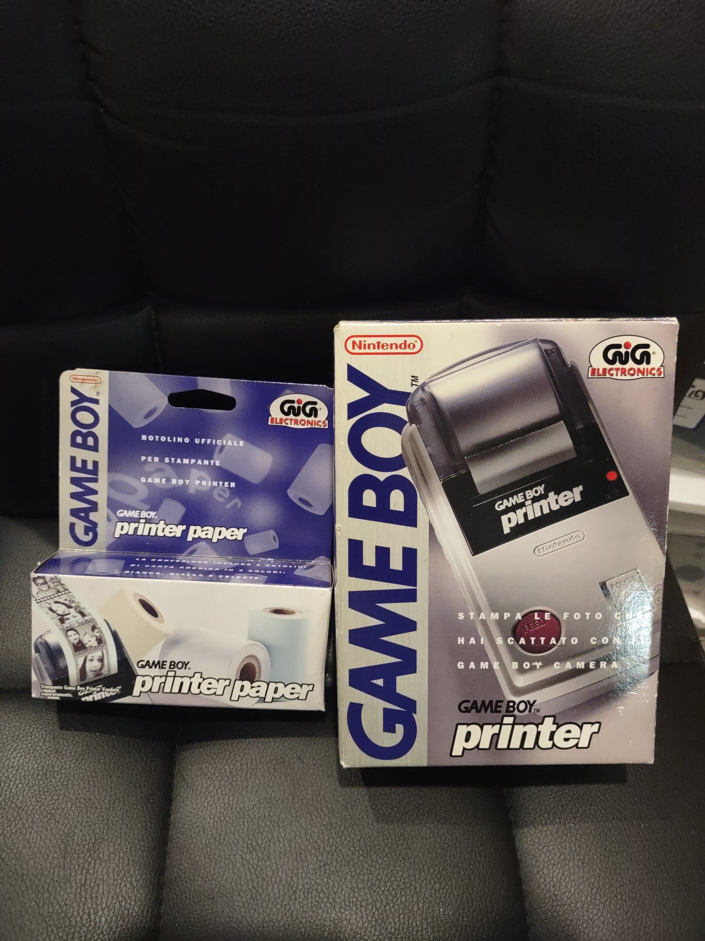 Bundle Nintendo Game boy printer paper e stampante gig electronics scatole ita new