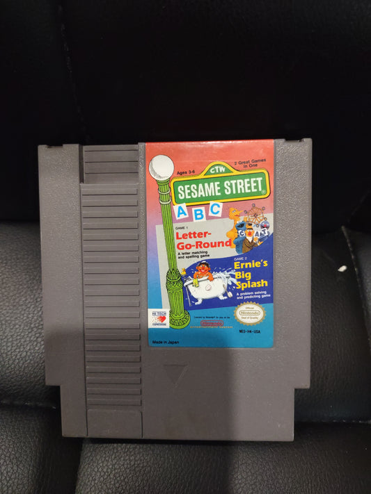 Gioco Nintendo NES 8 bit sesame street USA
