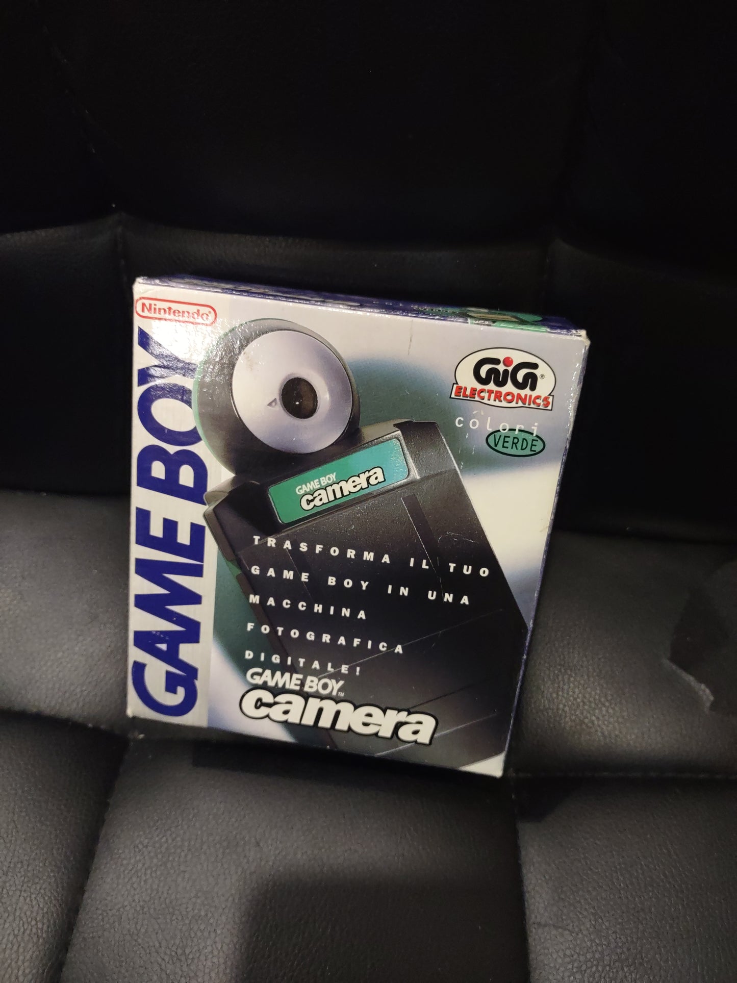 Nintendo Game boy camera Green verde fondo di magazzino gig