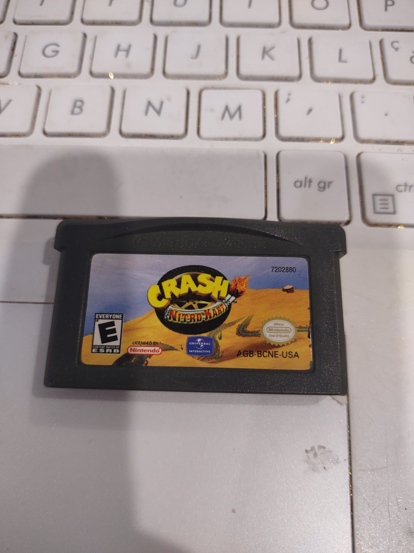 Gioco Nintendo Game boy Advance GBA Crash Nitro kart