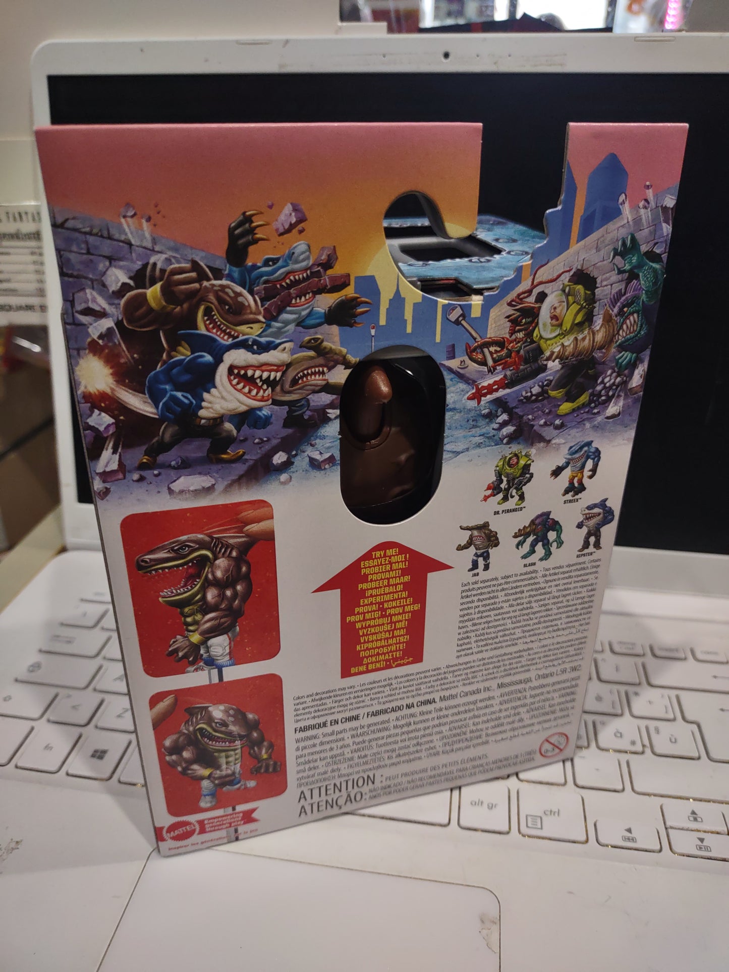 Action figures Mattel street sharks 30 anniversary Big Slammu