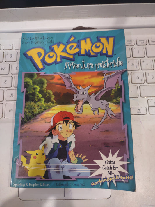 Libricino Pokémon avventure preistoriche 1998 Nintendo krupfer editori