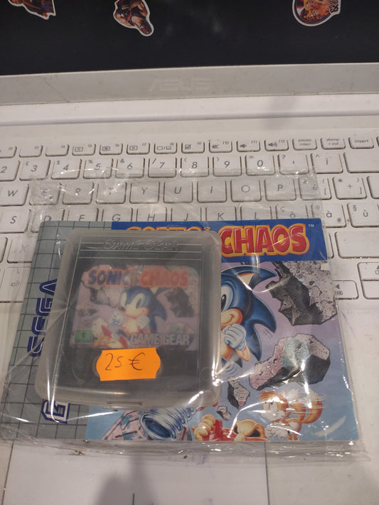 Gioco sega game gear Sonic chaos  cartuccia e istruzioni