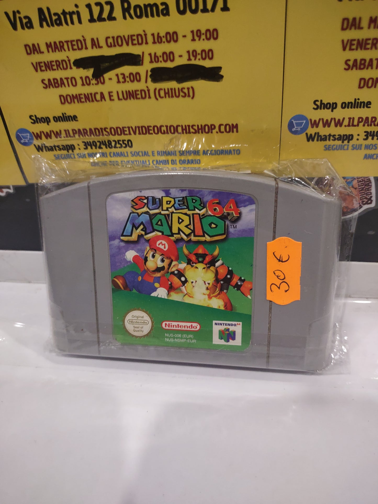 Gioco Nintendo 64 n64 Super Mario Eur pal
