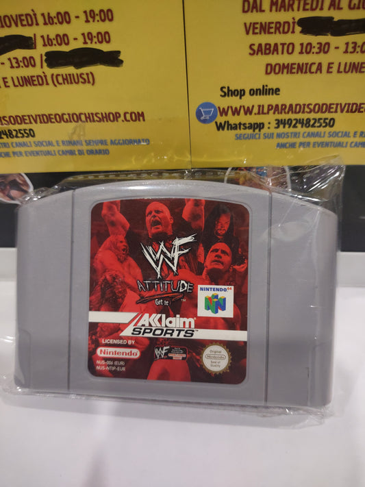 Gioco Nintendo 64 WWF  attitude wrestling