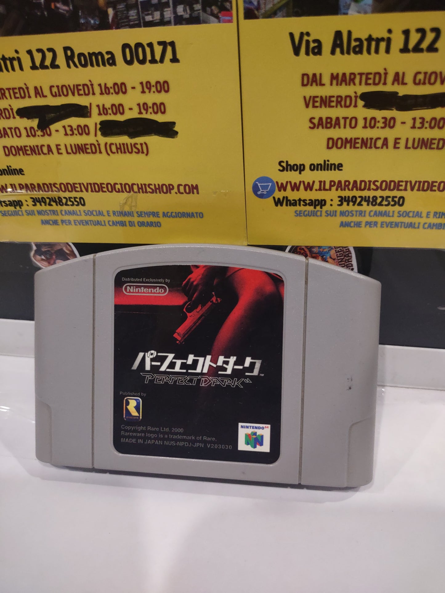 Gioco Nintendo 64 perfect dark Japan game