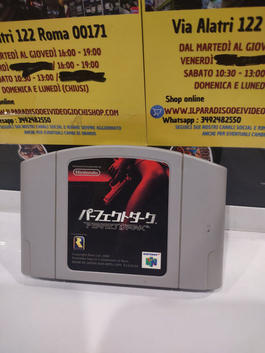 Gioco Nintendo 64 perfect dark Japan game